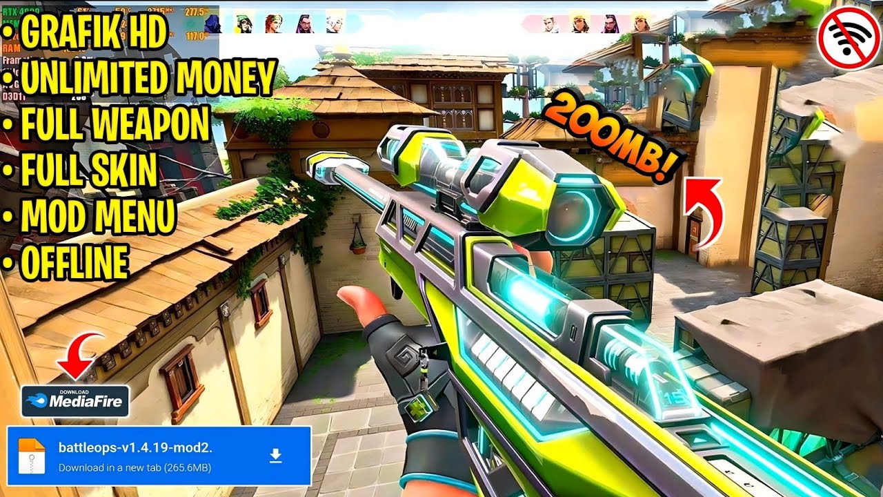 Game FPS Offline Grafik HD Full Weapon Skin di Android Terbaru 2023 | Bisa Multiplayer