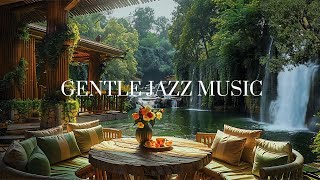 Cool and Peaceful Lakeside Relaxing Space | Soothing Jazz Music for Work and Study