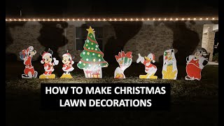 How to Make Christmas Yard Decorations