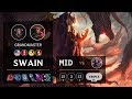 Swain Mid vs LeBlanc - NA Grandmaster Patch 10.7