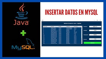 ▶ Crud Completo Java + MySQL Parte 2 - Como Insertar con Procedimientos Almacenados (Java)