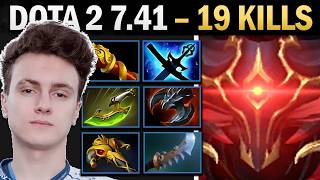 Shadow Fiend Dota 2 7.41 with 19 Kills and Satanic - Dota Gameplay screenshot 2