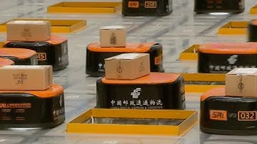 Robots improve sorting efficiency in Shanghai