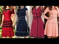 very attractive stylish and gorgeous latest style new arrival daily routine middi dress shift dress