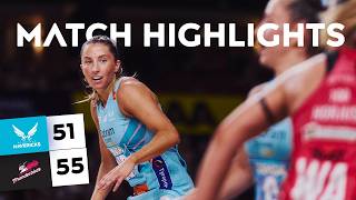 OUR TOUGHEST CHALLENGE YET! Match Highlights Round 10 v Thunderbirds
