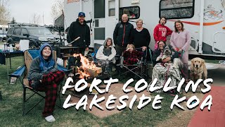 Camping at the Fort Collins KOA - Lakeside in our Winnebago Micro Mini