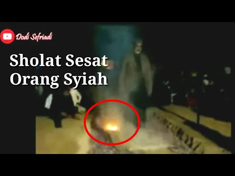 Sholat Orang Syiah Diatas Bara Api [Video]