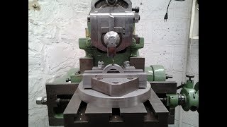 Centering key ways or slots in the shaper.