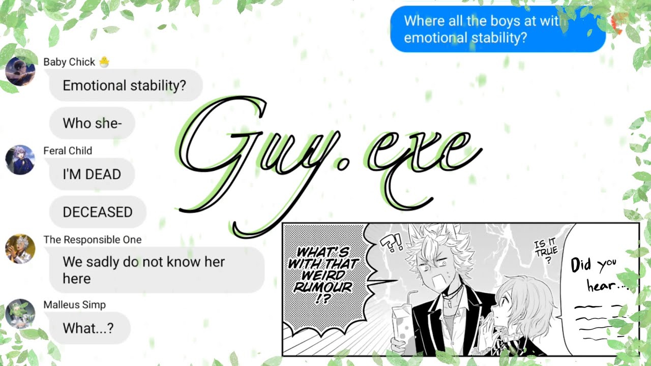 “Guy.exe” Superfruit || “Lower Your Expectations” Bo Burnham || Twisted Wonderland Lyric Prank