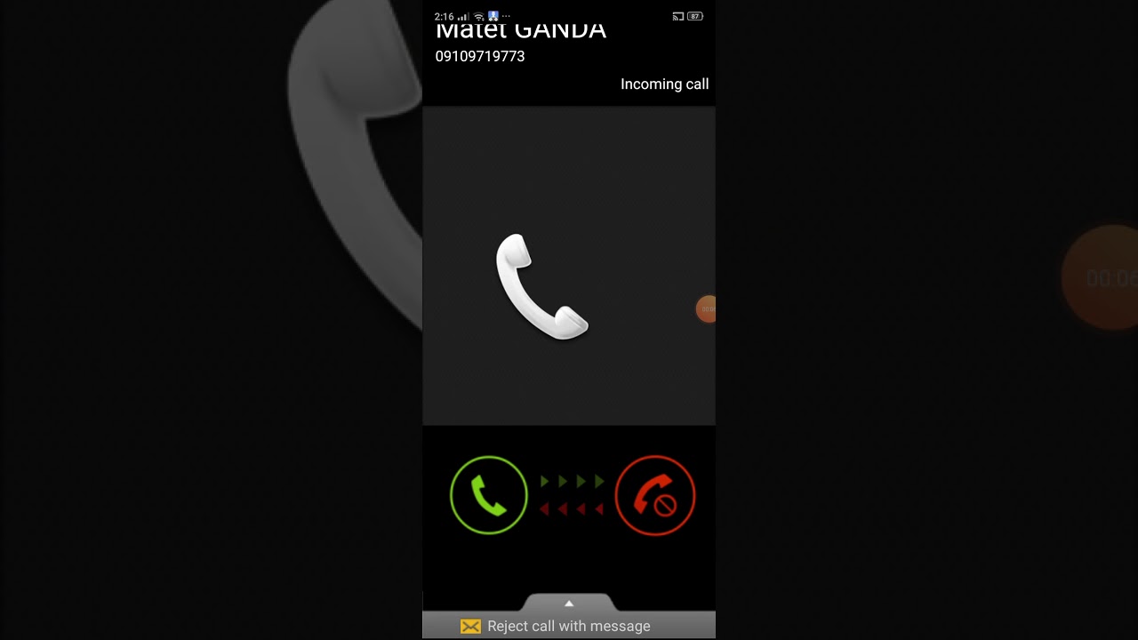 Samsung galaxy s4 incoming call - YouTube