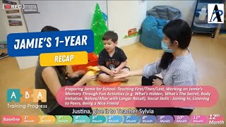 Jamie's 1-Year Journey Recap: Baseline and ABA Progress Journey #ASD #Autism