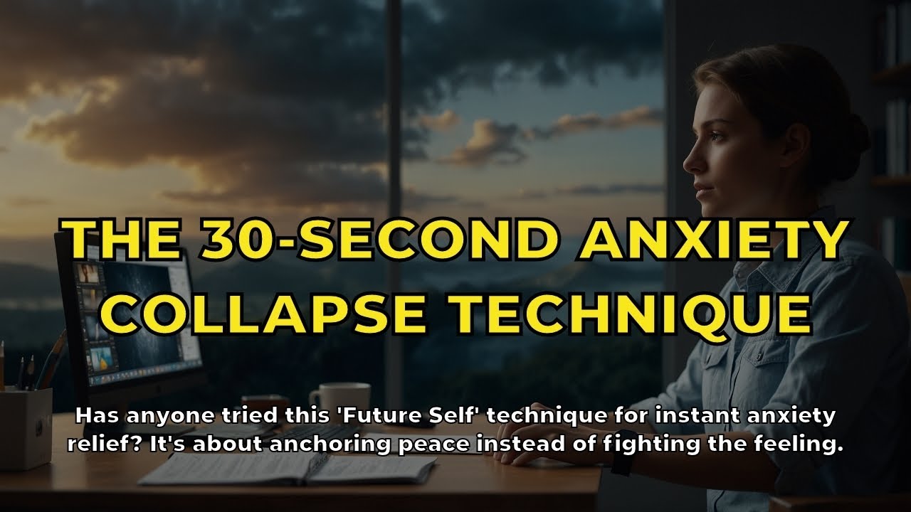 The 30-Second Anxiety Collapse Technique - YouTube