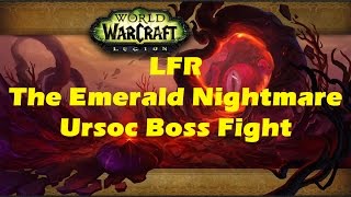 WoW Legion LFR The Emerald Nightmare raid: Ursoc boss fight (Patch 7.0.3)