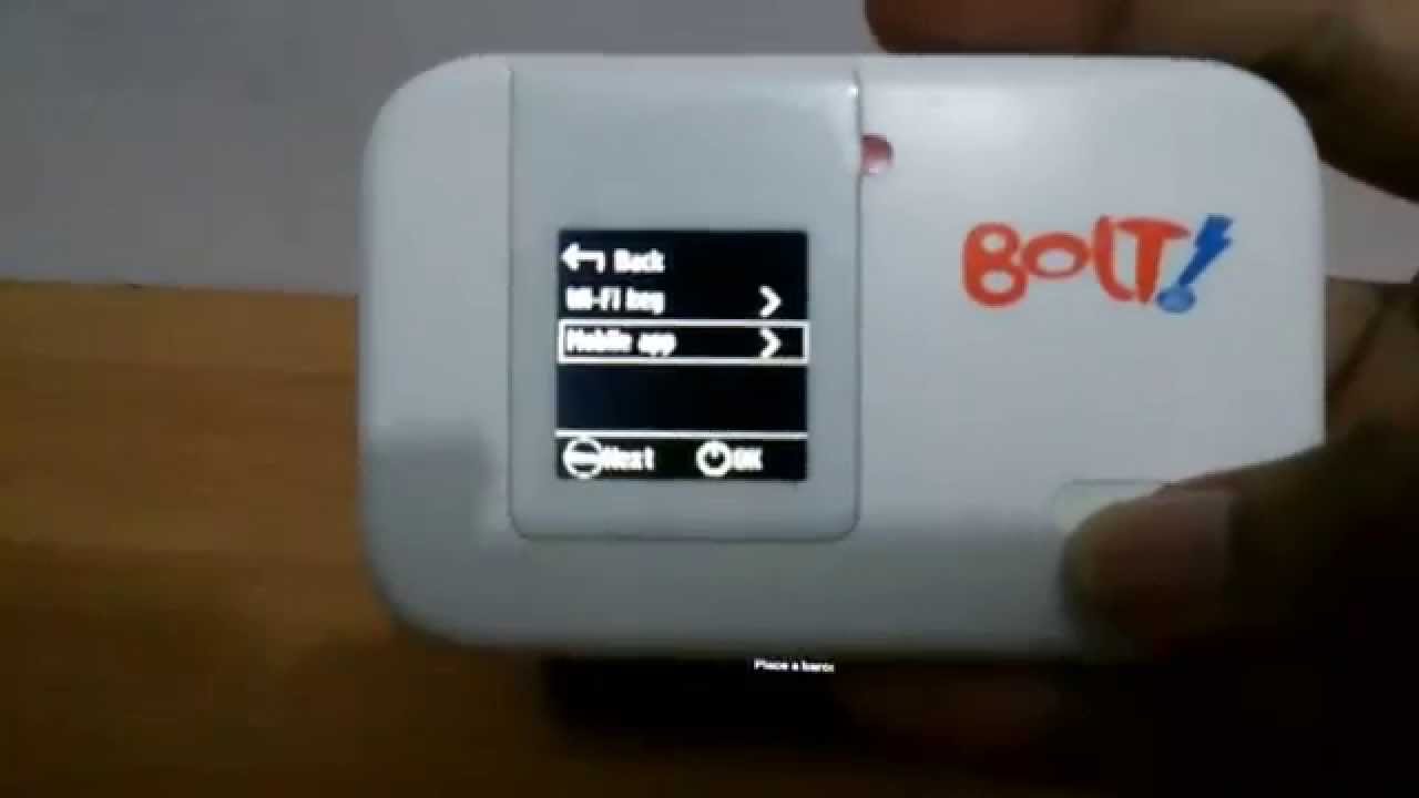 Bolt Super 4g Slim Huawei E5372s Qr Scan Feature Youtube