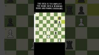 Accidentally Played a Brilliant Move in Chess #shorts #chess #chesscom