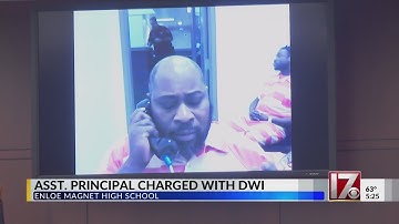 Enloe assistant principal charged with D.W.I