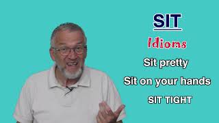 Learn 13 English IDIOMS with SIT pretty; Sit on your hands;Sit in for. Improve your Advanced English screenshot 5