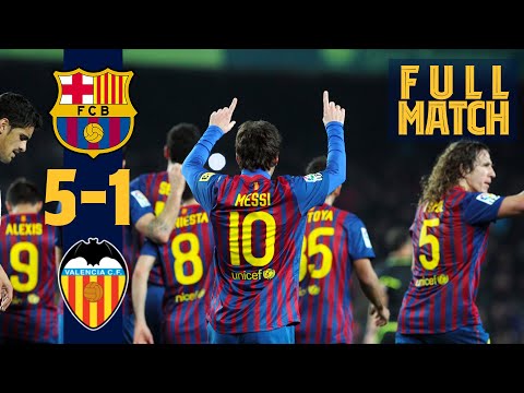 PARTIDO COMPLETO: BARÇA-VALENCIA (2012) con PUYOL, XAVI, INIESTA...