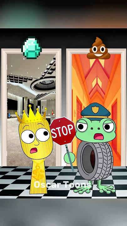 POV Tung Sahur and Labubu want to get into the rich room, but Boneca… | Incredibox Sprunki