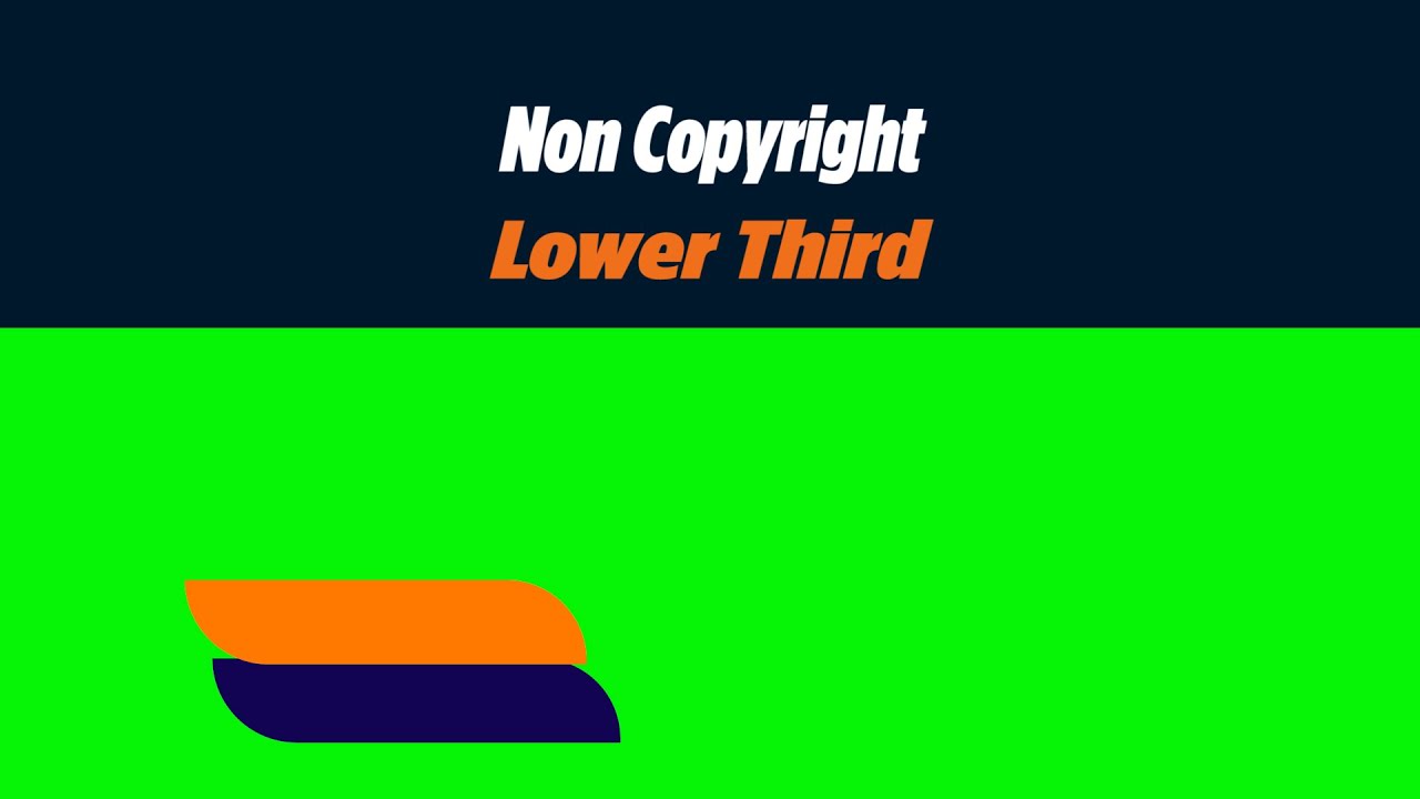 Best Lower Third Green Screen Full HD Non copyright YouTube