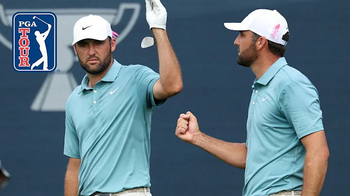 SPECTACULAR Scottie Scheffler chip-in birdie on 71st hole | Round 4 | BMW Championship | 2025