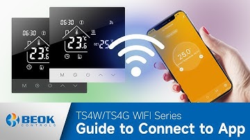 How to connect TS4 series Wi-Fi Thermostat with Tuya/Smart Life App