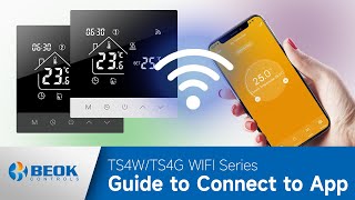 How to connect TS4 series Wi-Fi Thermostat with Tuya/Smart Life App screenshot 1