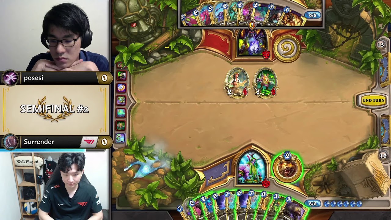 Posesi posesi vs Surrender - Semifinal - Hearthstone Grandmasters Asia-Pacific ...