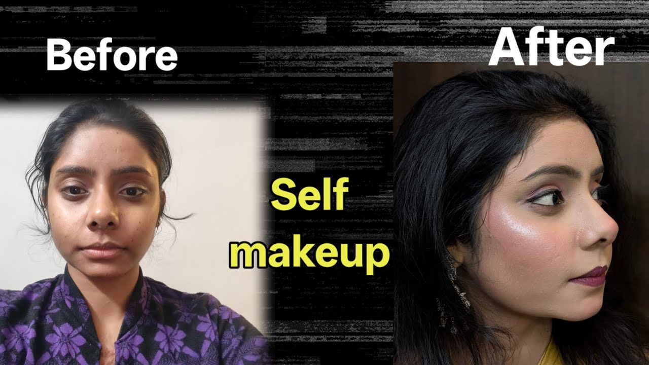 How to do Self makeup at home 
