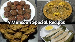 4 Monsoon Special GSB Konkani Recipes | Kamaths Kitchen