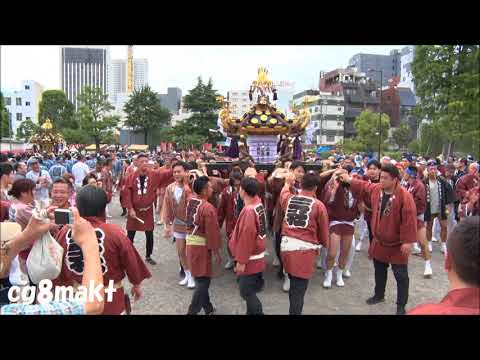 平成30年 浅草神社例大祭（三社祭） 浅草千和町会 観音うら着興Asakusa