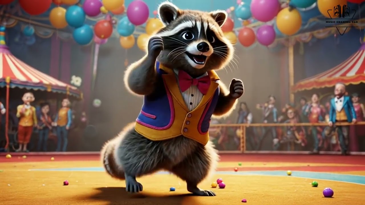 The Ferret Does Circus Tricks - Fun Song for Kids - Enjoy the Amazing Show!