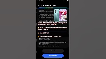 samsung Galaxy m34 new August security update in India 🇮🇳 #updatetracker