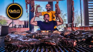 تحدي البير المدخن باللحم 🍖 Smoked Pit Challanege