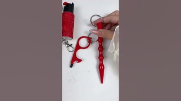 💯Secure yourself. Self defense keychain. Subscribe and click the bio link.