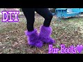 DIY | How To Make Fur Boots | @ZoeKhara