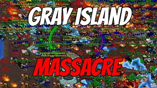 Tibia War - Nexa - Gray Island MASSACRE