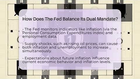 How Does The Fed Balance Its Dual Mandate? - Inflation Insight Channel