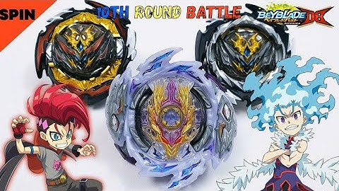 베이블레이드 버스트 DB 다이너마이트 벨리알 VS 레이지 롱기누스 Beyblade burst DB Dynamite Belial Low / High VS Rage Longinus