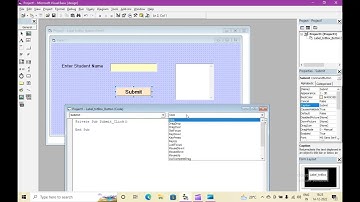 Label, Textbox and command button in visual basic 6.0 | label in vb6| textbox in vb6