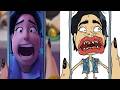 KPop Demon Hunters Scene vs My Drawing (My Caricature Woke Up 😈)