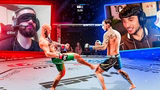 Playing The #1 UFC 6 Player, But He's Blindfolded...