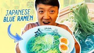 Japanese 'BLUE RAMEN' & Korean FIRE BBQ in Seoul South Korea