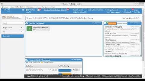 CCO to CO fund release Khajane-2 PRI