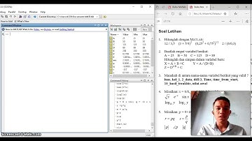 Video Demonstrasi 1 - Variabel Dan Operasi Dasar pada MATLAB