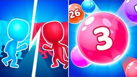 Spelling Fun 🤩 with Count Master VS Marble Run🟩🟥🔥💥 All Max Levels Big Update Gameplay AST