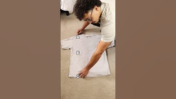 How to fold a T-Shirt in UNDER 2 seconds!
