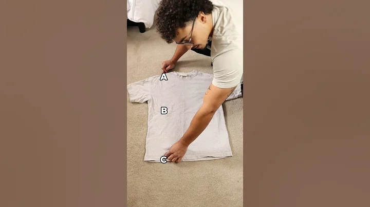How to fold a T-Shirt in UNDER 2 seconds!