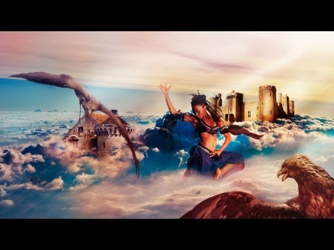 Photoshop Speed Art Castles In The Sky - Photoshop Speed Art Castles In The Sky
