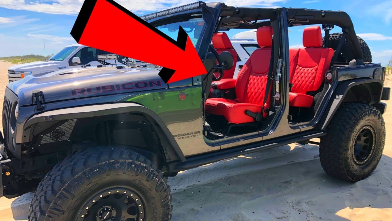 2021 Newest Shake-proof,Convex Design & Easy-Install and Remove Bonus Included Mirrors Doors Off Side View Mirrors for All Jeep Wrangler 1986-2021 Including YJ,TJ,JK,JL & Unlimited 